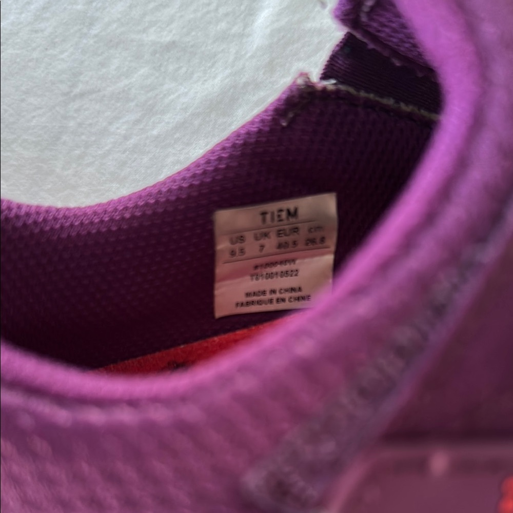 TEM Purple Women's Athletic Shoes - Picture 8 of 9